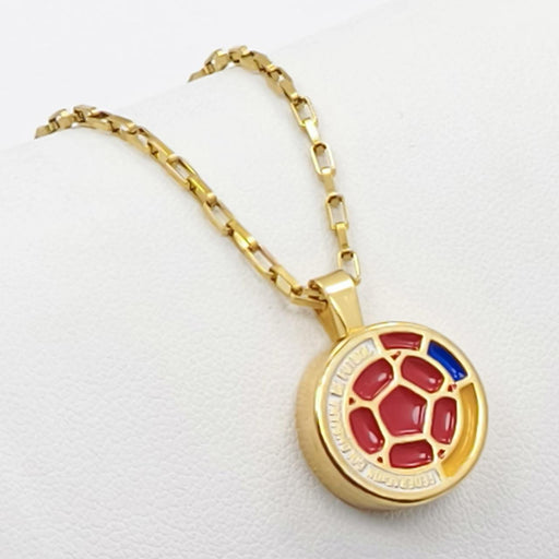 Collar Selección Colombia chapado en oro 18K