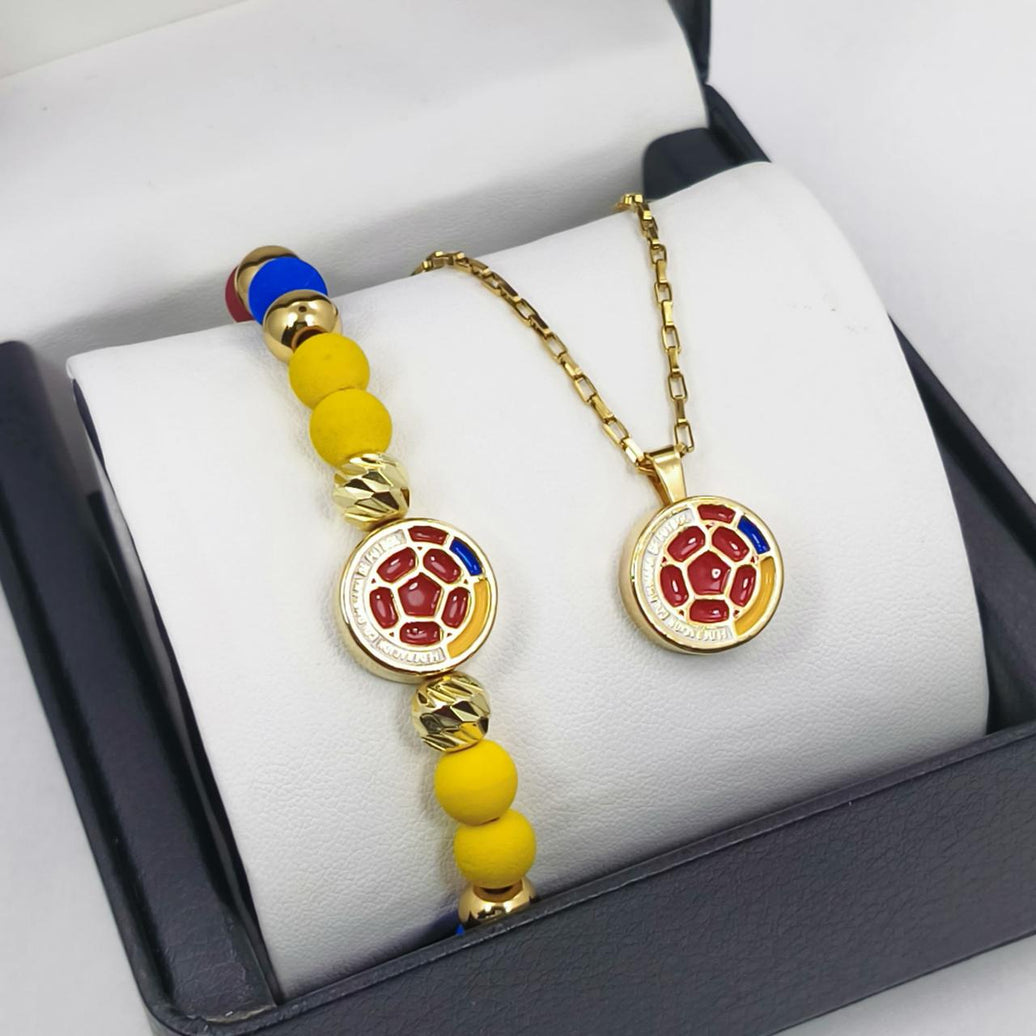 Kit Manilla y Collar Selección Colombia - Vista completa